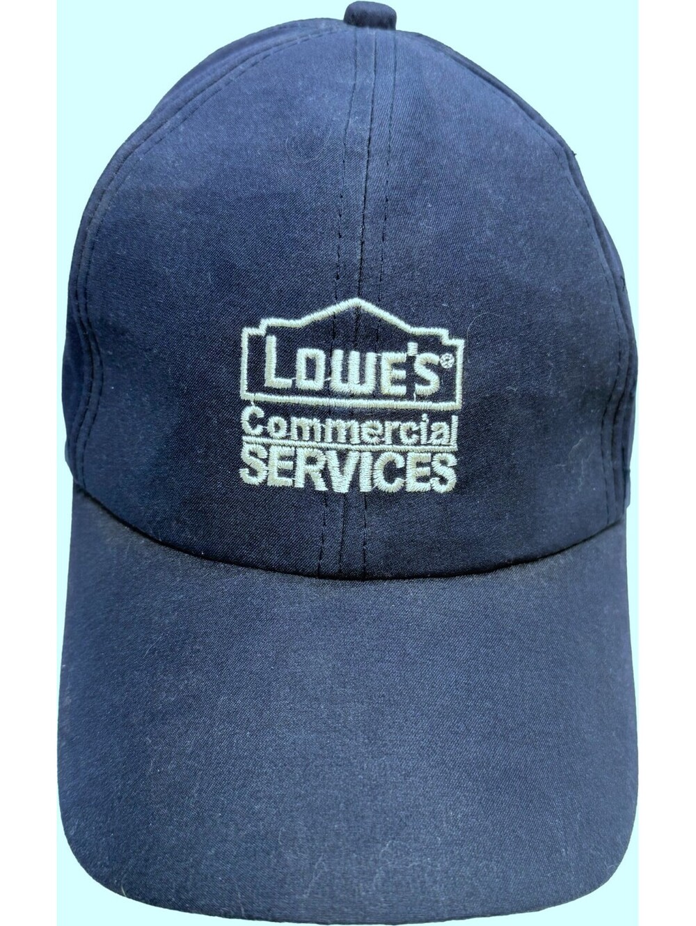 Lowes Commercial Services Hat Navy Blue Strapback Cap 1 Size Employee Uniform